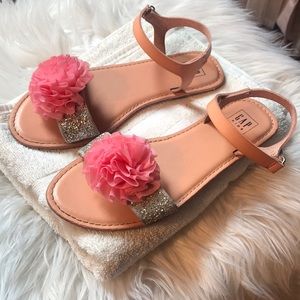 Gap Girl’s Flower Glitter Sandal
